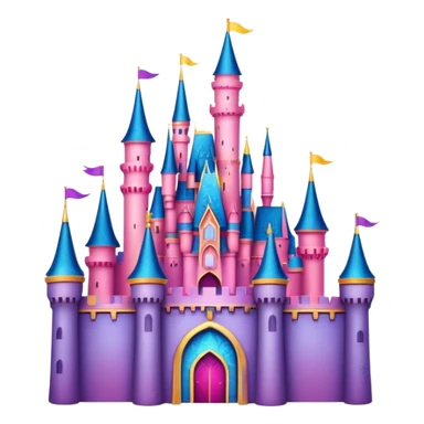 Disney castle sticker