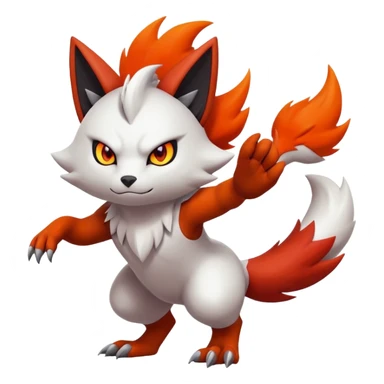 Zangoose-Litten-hybrid-creature sticker