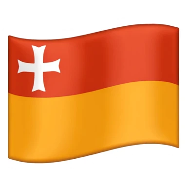flag of Industrias Santa Coloma, simple design, faithful colors and pattern to the official flag sticker