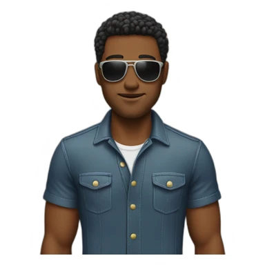 The cool guy sticker