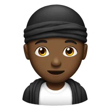 black man, holding belly, durag, holding , sticker