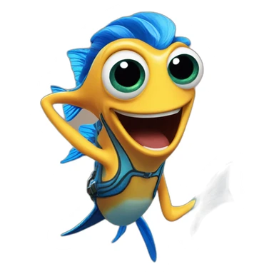 finding dory holding fortnite sign sticker