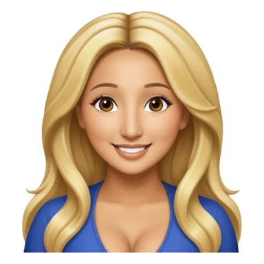 Adrienne Bailon with long blonde hair sticker