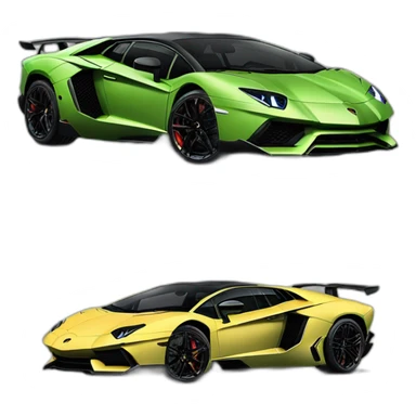 Lamborghini aventador SVJ  sticker