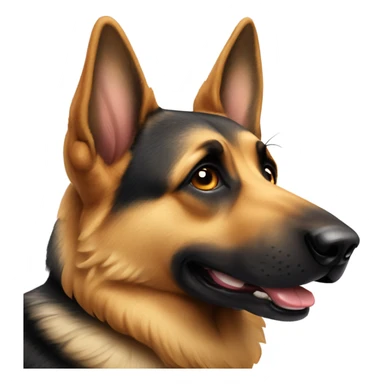 german sheperd dog sticker