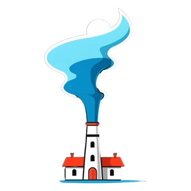 tornado swirling wind funnel sticker