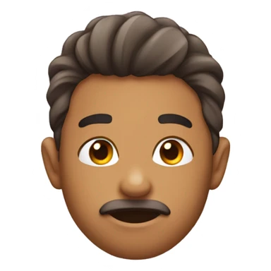 Tucking hair behind ear biting lip sticker