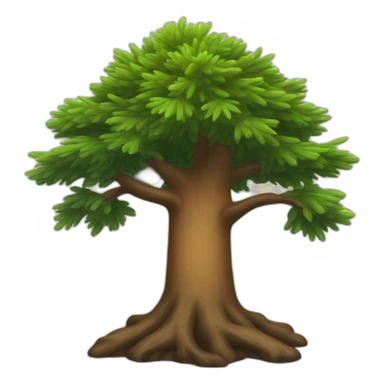 halibuts growing on a spruce sticker