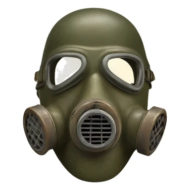 ww2 german gaz mask with filter sticker