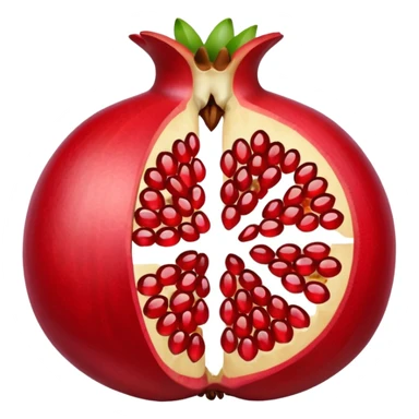 pomegranate with seeds sticker