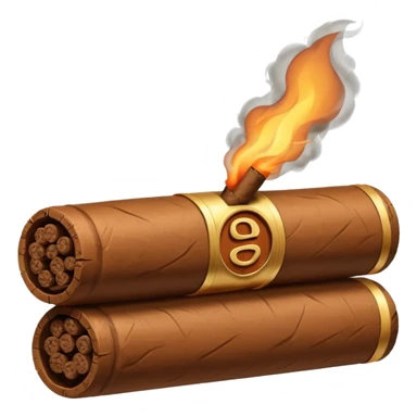 cigar under bloc symbol sticker