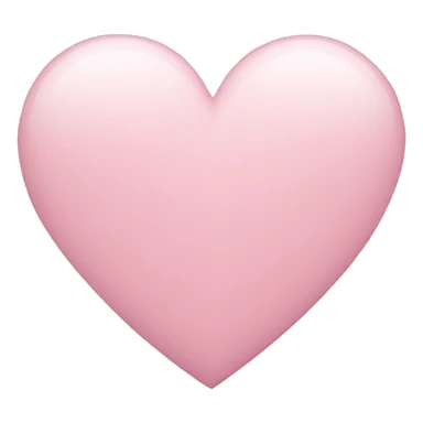 Layered light pink heart sticker
