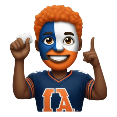 Auburn University super sports fan sticker