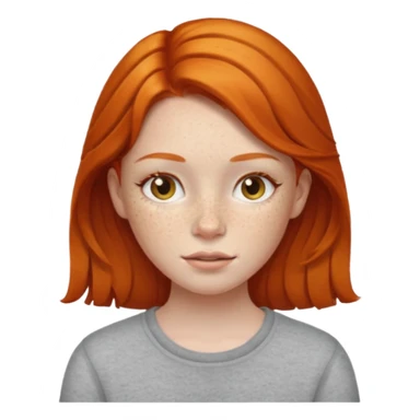 Ginger girl sticker