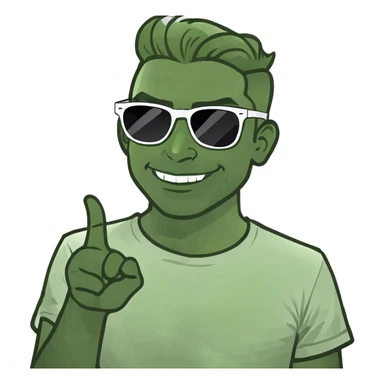 Latino guy asking white blonde girls with glasses where you be  sticker