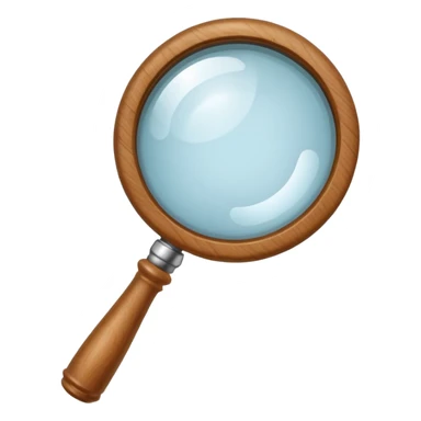 magnifying glass sticker