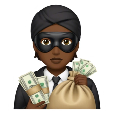 Make me the robber emoji sticker