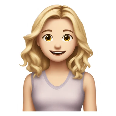 Chloe grace moretz happy sticker