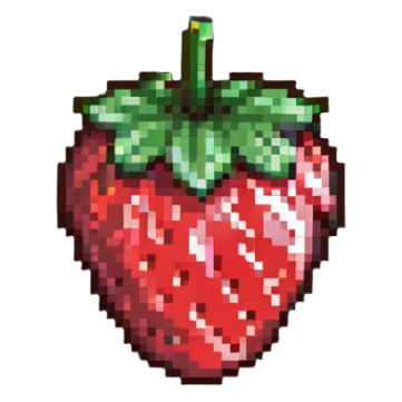 strawberry tanghulu sticker