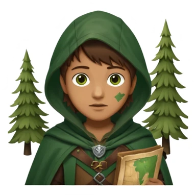 Ranger with map sticker