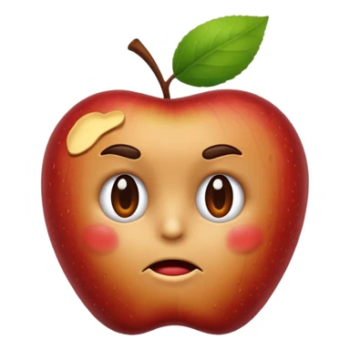 Spoiled apple sticker