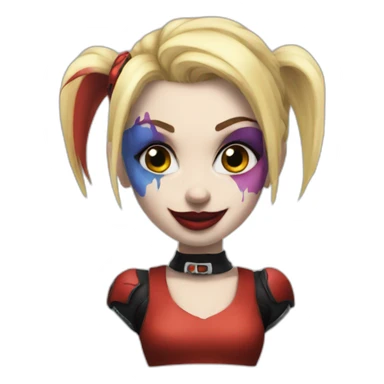 Harley quin sticker