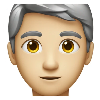 hacker look boy with gray eyes sticker