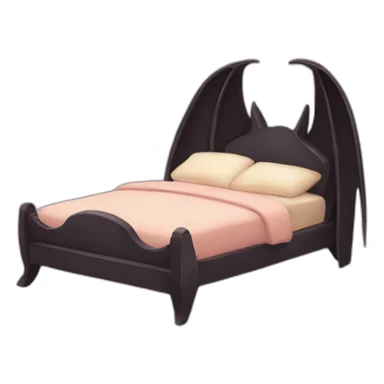 Bat bed love sticker