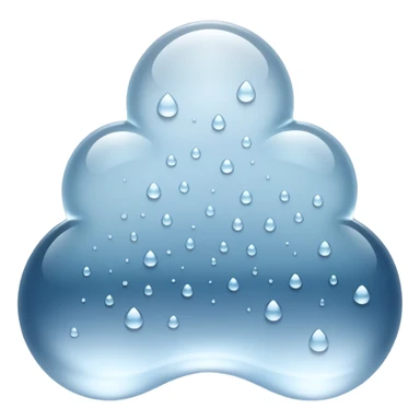 a close-up of a glass surface covered with small water droplets and light fog, as if from steam or humidity — some droplets sliding down slowly — soft reflections and blurred transparency give a realistic misty look — clean, glossy design with gentle lighting sticker