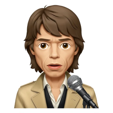 The Rolling Stones member sticker