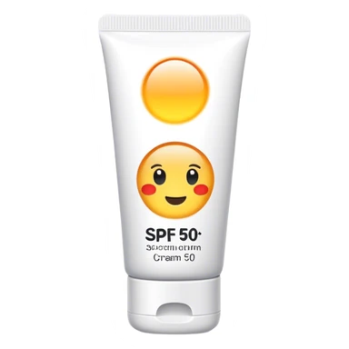Aesthetic SPF 50 cream sticker