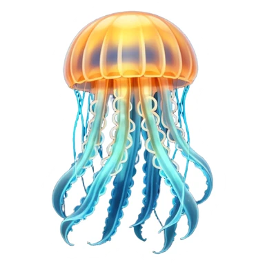 sci fi jellyfish sticker