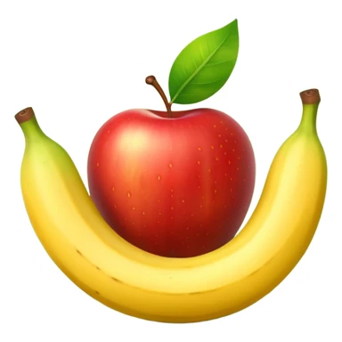 Colorful fruits with glowing antioxidant particles, cell protection, bright clean colors, simple emoji style sticker