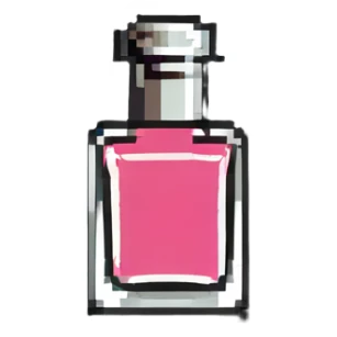 Nail polish bottle beauty item sticker