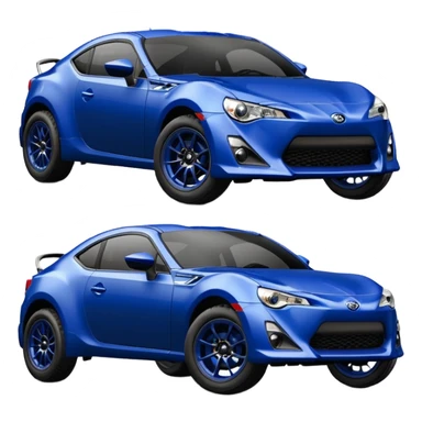 Ultramarine 2013 Off road with silver metallic wheels monster scion fr-s  sticker