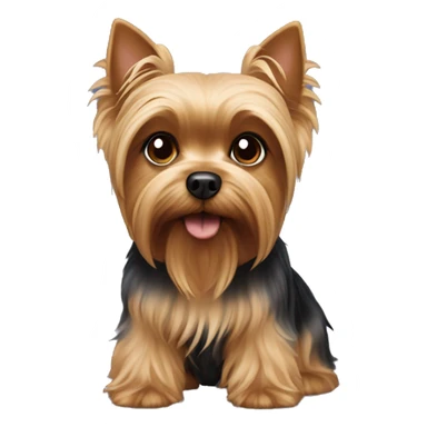 Yorkshire terrier light brown dog sticker