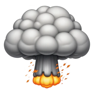 atom bomb mushroom cloud sticker