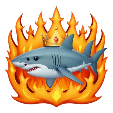         👑
   🦈🔥🔥🔥🦈
  🦈🔥  👁️  🔥🦈
   🦈🔥🔥🔥🦈

 sticker