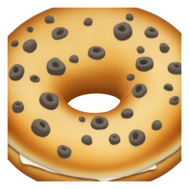Poppyseed bagel sticker