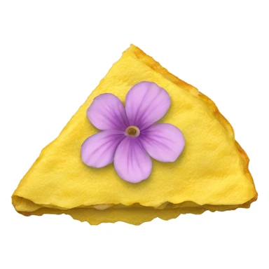 Flower omelette sticker