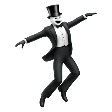 monopoly man dancing sticker