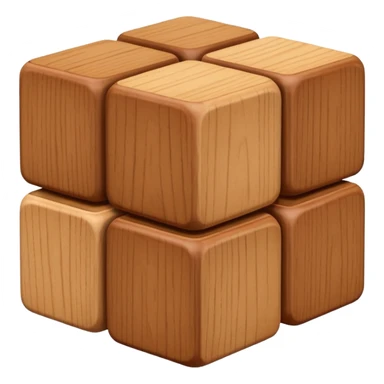 building material: wooden blocks stacked on top of each other sticker