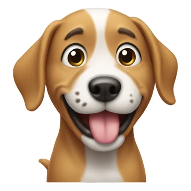 Dog farting  sticker