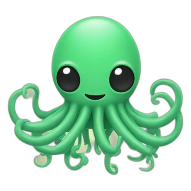 alien avec tentacules sticker