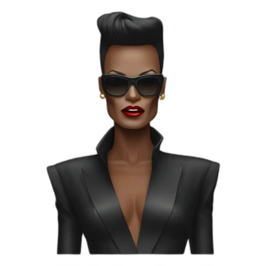 grace jones sticker