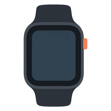 black apple watch sticker