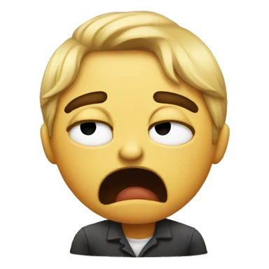 Sad emoji but angry and wants to slap her man  sticker