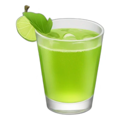 moaï-drinking-chartreuse sticker