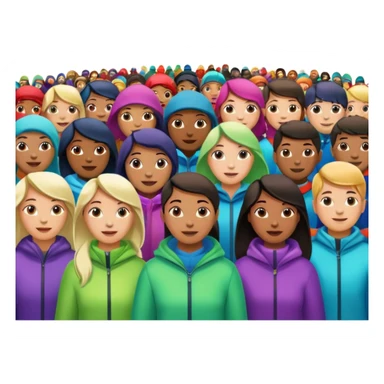 something that represents the aurora borealis lights and queer community sticker