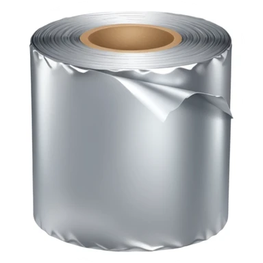 silver foil large thin roll sticker